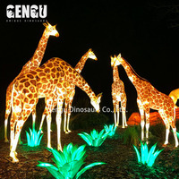 Animatronische Tierlaterne Chinesische Festivallaterne Giraffen-Tierlaterne Dekoration