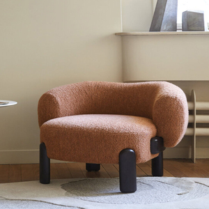 북유럽 디자이너 싱글 의자, 원목 스타일의 독창적인 거실 이탈리아 타이거 체어 라운지 발코니 라운지 의자 - Product Image 1