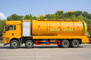 Camion de nettoyage et d'aspiration des eaux usées manuel diesel China Shanqi 8x4, 32 mètres cubes, Weichai 430 ch, émission Euro 6 - Product Image 3