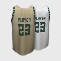 Maillot de basket-ball personnalisé imprimé par sublimation, réversible, 2 faces, séchage rapide, évacuation de l'humidité, pour les équipes de lycée, universitaires et sportives