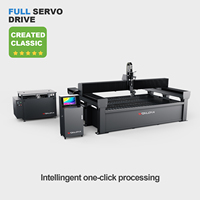 Machine de découpe CNC à jet d'eau 3D 5 axes WONLEAN pour la découpe de carreaux en céramique, en porcelaine et de pierres frittées, et le chanfreinage à 45 degrés