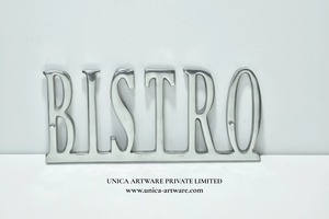 Decoración de Pared Metálica Estilo Bistro, Arte de Pared de Hierro Vintage para Cafetería, Cocina, Restaurante, Disponible para la Venta - Product Image 6