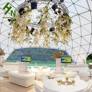 Dôme de tente rond en PVC de grande taille, structure en acier durable de luxe, 20 m, 30 m, 40 m, avec <span class=keywords><strong>baie</strong></span> vitrée transparente pour les événements en plein air - Product Image 6