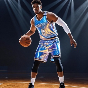 Sublimation Custom Breathable Summer Wholesales Adult Printed Basketball Training Jerseys Uniform <b>Shirts</b> Design - Product Image 6