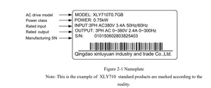 XLY7000Series 0.75KW 1.5KW 2.2KW เฟสเดียว 220V สามเฟส 380V/415V 50HZ/60HZ AC Drive ตัวแปลงความถี่ VFD XLY7000 รุ่นผลิตภัณฑ์ - Product Image 6