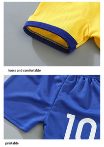 Uniforme de Football pour enfants ensemble de sport mâle maternelle femme élèves du primaire formation maillot uniforme de <span class=keywords><strong>basket</strong></span>-ball - Product Image 6