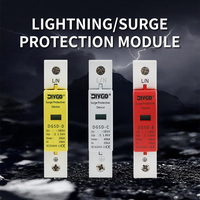 AC SPD 1P 20KA 40KA 60KA maison parasurtenseur Protection protection basse tension parafoudre dispositif 385V bricolage GO