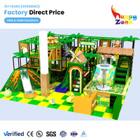Estructura de Juego Comercial Multinivel con Temática de Jungla, Tobogán, Escalada, Equipo de Juegos Interior para Centro de Entretenimiento de Centro Comercial