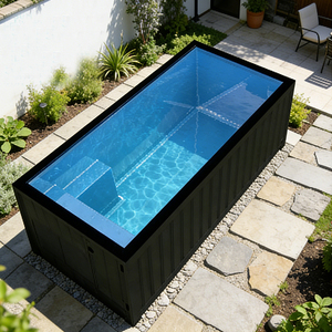 Nouvelle Conception – Meilleures Piscines Hors Sol <span class=keywords><strong>en</strong></span> <span class=keywords><strong>Fibre</strong></span> <span class=keywords><strong>de</strong></span> Verre pour Adultes – Conteneur <span class=keywords><strong>de</strong></span> Piscine Extérieure 20ft 40ft – Piscine au Sol <span class=keywords><strong>en</strong></span> <span class=keywords><strong>Fibre</strong></span> <span class=keywords><strong>de</strong></span> Verre - Product Image 3