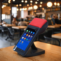Terminal de point de vente portable 5,5 pouces WiFi Bluetooth NFC Lecteur de cartes sans fil Android OS Batterie 5000 mAh Écran HD Thermique