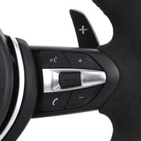 Volant semi-couvert M Sport avec bande bleue pour BMW F10 X5 F15 F16 F20 F25 F30 F31 F34 F36 M3 F80 M4 F82 X5 E70 E72 E90 E92