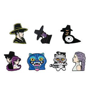 Di alta qualità simpatico Anime piccola tigre spilla a spilla disegni Cool zaino distintivo in smalto dei cartoni animati spille in metallo Souvenir distintivo - Product Image 2