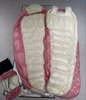Sac de couchage mummy en duvet de canard 850FP personnalisé OEM, ultraléger, convertible, pour le camping en plein air et la randonnée