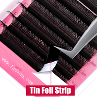 Extensions de cils individuels en forme de W, V, Y pour volume, vente chaude 2025, extensions de cils russes en trèfle à quatre feuilles, marque privée