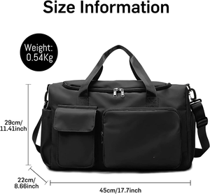 Bolsa de Ginástica Dobrável em Promoção para Homens e Mulheres com Compartimento para Sapatos e Compartimento Úmido/Seco, Bolsas de Viagem - Product Image 3