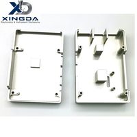 Boîtier en aluminium avec ailettes de refroidissement, boîtier en alliage d'aluminium pour module électronique de driver de puissance, fabrication sur mesure