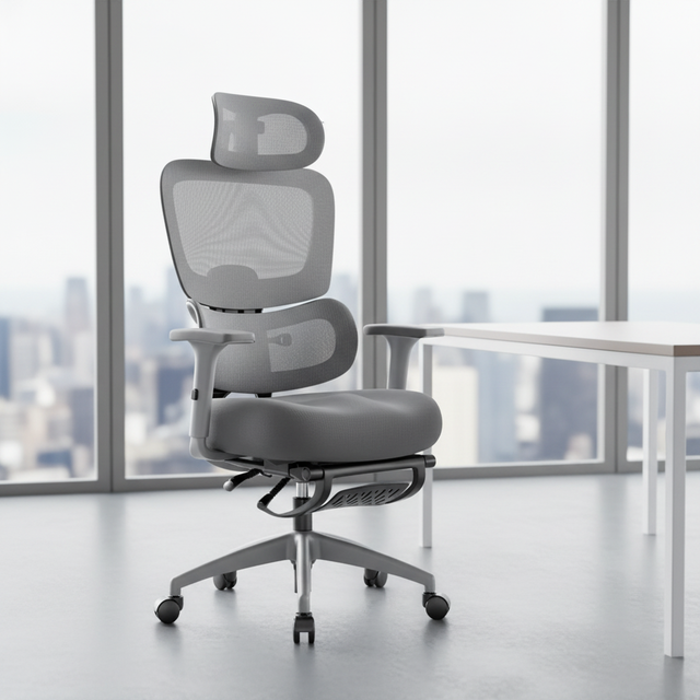Hot Sale Executive Ergonomic Office Chair Home Office Furniture Fully Adjustable Computer Chair with Footrest