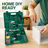 Kit d'outils de réparation domestique 22 pièces, ensemble d'outils manuels de bricolage pour la maison avec étui de transport, marteau, clé à molette, pinces, tournevis, ruban à mesurer