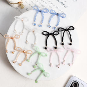 2024 nuevos pendientes de tuerca de perla con nudo de lazo a la moda para mujer, pendientes de cuentas de plata de ley con circonita dorada de ágata negra de varios colores - Product Image 4