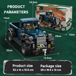 EIKEE Y26011 Power Wagon Car Model Building <strong>Blocks</strong> Sets MOC Puzzle Assembly <strong>Bricks</strong> <strong>Blocks</strong> Toys for Kids Christmas Gift - Product Image 6