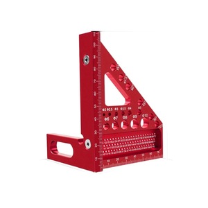 Regla Triangular de Ángulo Recto para Carpinteros, Aleación de Aluminio, 45/90 Grados, Cuadrado de Marcado Multiángulo, Renovación, Carpintería, Trabajos en Madera - Product Image 5