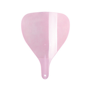 Capa de Peluquería Wanmei, Translúcida, Rosa, de Plástico, Resistente al Agua, Protector Facial para Salón de Belleza - Product Image 2