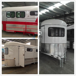 Remorque miniature pour logements mobiles, chariot à chevaux, galvanisée à chaud, avec système de charge à trois angles avancé et flottants standard, en promotion - Product Image 3