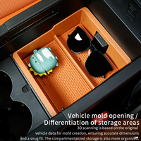 Boîte de rangement pour accoudoir de console centrale ABS, organiseur caché, accessoires de modification intérieure de voiture pour Haval H9 2ème génération