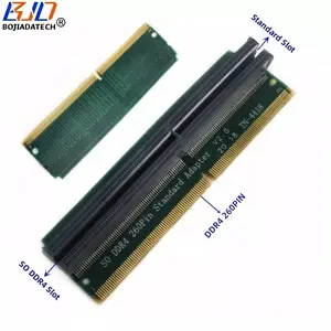 笔记本电脑DDR4 SO-DIMM至台式机DIMM内存RAM适配器测试保护卡90度