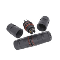 M20 L Tipo 4 Pin Exterior IP68 Tipo de tornillo Conector de cable de alimentación impermeable para iluminación LED