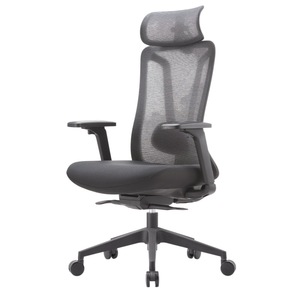 Silla de Oficina Ergonómica con Respaldo Alto, Giratoria, de Espuma Moldeada, Cómoda, con Múltiples Ajustes, Mueble de Metal - Product Image 4