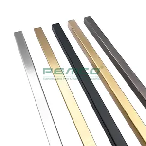 Terrace 304 316 Stainless Steel Balustrade Gold Pipe Indoor Balcony Inox Sus Pvd Color Tube Screen