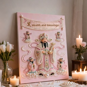 Kit d'art DIY perles et diamants : Artisanat anti-stress pour la décoration intérieure – Cadeau idéal et attentionné pour les passionnés de créations manuelles - Product Image 1