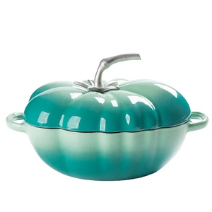 Meilleure qualité ronde l revêtement émaillé en fonte <span class=keywords><strong>cuisine</strong></span> dîner cuisson <span class=keywords><strong>Cuisine</strong></span> Pots à soupe pot à tomates - Product Image 1