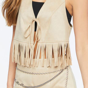 <span class=keywords><strong>Chaleco</strong></span> sin mangas con borlas personalizadas para mujer, trajes 70s, ropa <span class=keywords><strong>Hippie</strong></span>, chaqueta con <span class=keywords><strong>flecos</strong></span>, cárdigan - Product Image 5