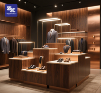 Vitrines d'exposition de costumes pour hommes sur mesure, éclairées par LED, de haute qualité artisanale, pour l'aménagement de boutiques