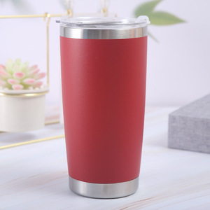 Bouteille d'eau droite isotherme en acier inoxydable à double paroi de 600 ml (20 oz) pour sublimation - Product Image 2