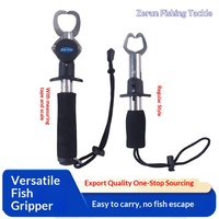 Pince de pêche multifonctionnelle avec balance et mètre de mesure ; Pince de pêche en acier inoxydable pour leurres ; Pince de pêche à clipser