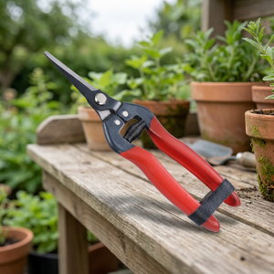Podadora de Cuchilla Recta de 18.5 cm, Acero SK5 con Alto Contenido de Carbono, con Empuñadura Antideslizante y Mango Cromado para la Recolección de Uvas - Product Image 3