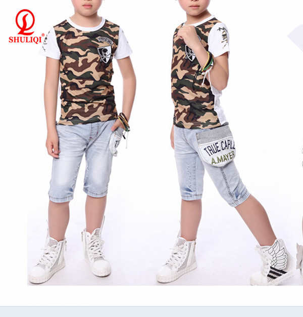 Korte Mouwen T -Shirt/Jongens Kleding Made In China Kleding Kinderkleding Sets Voor Mode Kledingstuk