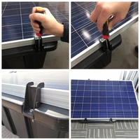 Braket Pemasangan Panel Surya Atap Datar HDPE Ballast Plastik HDPE untuk Pemasangan Atap Surya