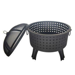 New Design Bbq Patio Backyard Garden Picnic Bbq Grill Basket Round Portable Camping <b>Fire</b> <b>Pit</b> - Product Image 6