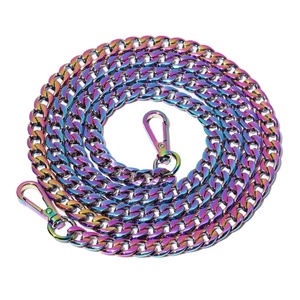 Vendita calda accessori a catena in metallo arcobaleno accessori e accessori speciali per la decorazione della maniglia del portafoglio - Product Image 1