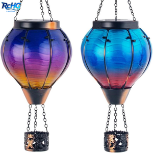 Lámpara <span class=keywords><strong>LED</strong></span> Impermeable con Forma de Llama, Globo Aerostático <span class=keywords><strong>Solar</strong></span>, Lámpara Colgante para Decoración de Jardín, Llama Parpadeante, Decoración Exterior Colgante - Product Image 6