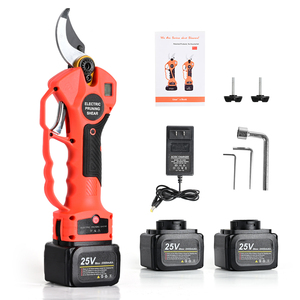 Forbici da Potatura Elettriche a Batteria 25V, Troncarami Telescopico da 1,9M in Lega di Alluminio, Cesoia Pieghevole Senza Fili - Product Image 1