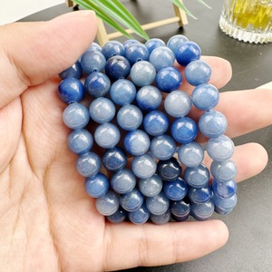 Pulsera de <span class=keywords><strong>Aventurina</strong></span> azul con cuentas elásticas de 8mm de piedra energética de poder curativo natural - Product Image 3