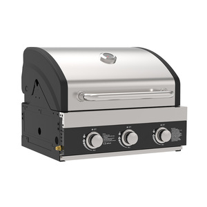 เตาบาร์บีคิวแก๊สสแตนเลสแบบฝังในเคาน์เตอร์ พร้อมเตาอบ ย่าง<span class=keywords><strong>ปลา</strong></span> ปิ้งย่างไร้ควัน ป้องกันสนิม 4 หัวเตา - Product Image 5