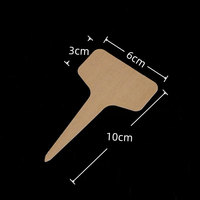 Étiquettes de plantes en PVC imperméables en forme de T, marqueurs de jardin en plastique durables, étiquettes de pépinière réutilisables pour semis, vente en gros