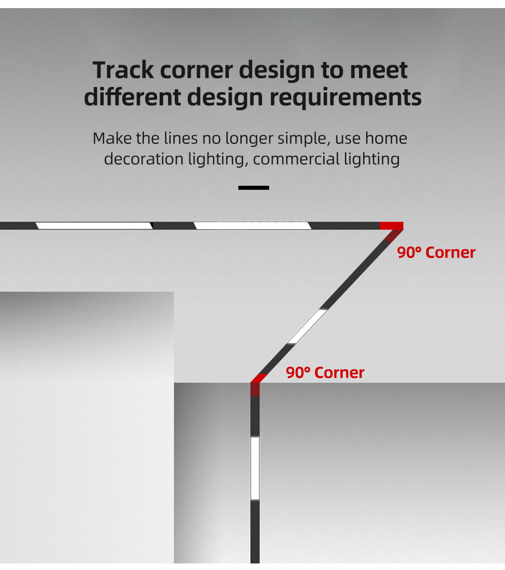 2021 Popular LED Magnetic Track Rail Light 4W 8W 16W 200W Max Surface Pendant Recessed Track Light For Living Room