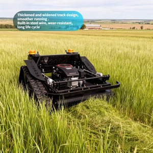 Tosaerba Telecomandato <span class=keywords><strong>a</strong></span> Benzina con Certificazione EPA, Tagliaerba Cingolato per <span class=keywords><strong>Erba</strong></span> Alta, Tosaerba Agricolo Vigorun - Product Image 1